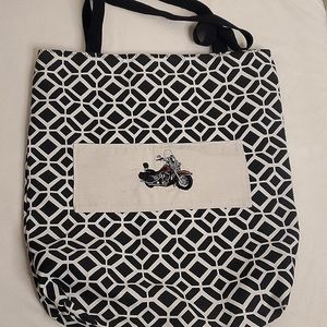 handmade motorcycle shopping bag